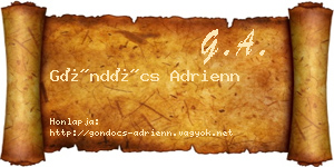 Göndöcs Adrienn névjegykártya